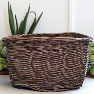 Rustic Brown Wicker Basket